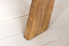 Runder Esstisch ART WOOD 120cm braun massiv Mangoholz