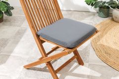 Massiver Gartenstuhl EMPIRE TEAK Teakholz klappbar Hochlehner wetterfest