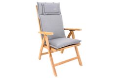 Outdoor Kissen ROG 46x119cm taupe Sitzkissen Polster-Auflage für Hochlehner