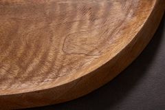 Massives Tablett 2er Set AMAZONAS 56cm Mangoholz handgearbeitet