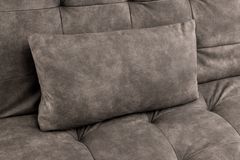 Modernes Schlafsofa JAZZ 190cm antik taupe Microfaser 3-Sitzer Couch