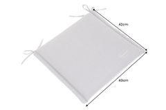 Outdoor Kissen ROG 40x42cm taupe Sitzkissen Polster-Auflage für Gartenstuhl