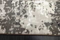 Design Teppich MODERN ART 230x160cm beige braun Kurzflor Indoor-Teppich