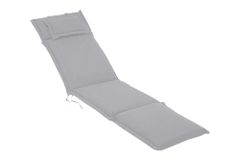 Outdoor Kissen ROG 45x186cm taupe Sitzkissen Polster-Auflage für Deckchair