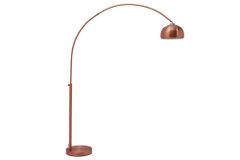 Ausziehbare Bogenlampe LOUNGE DEAL 170-210cm kupfer Stehlampe