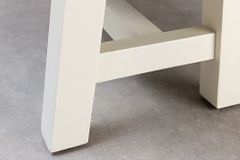 Massive Sitzbank HAMPTONS 160cm hellbraun creme Pinienholz