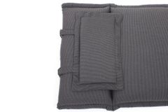 Outdoor Kissen ROG 45x186cm anthrazit Sitzkissen Polster-Auflage für Deckchair