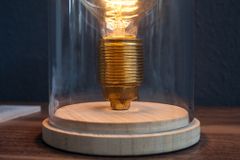 Industrial Tischlampe EDISON 22cm Glühbirne Tischleuchte