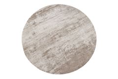 Design Teppich MODERN ART 150cm beige grau Used Look Vintage Baumwolle
