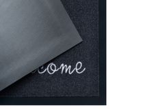 Strapazierfähige Fußmatte CLEAN WELCOME 75x45cm anthrazit Fußabtreter