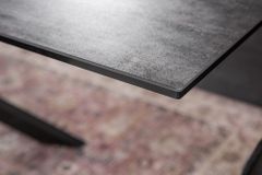 Ausziehbarer Esstisch EUPHORIA 180-220-260cm anthrazit Lava Keramik made in Italy