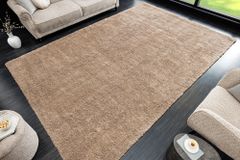 Design XXL Teppich CLOUD 9 350x240cm beige Hochflor Indoor-Teppich