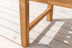 Massiver Gartenstuhl EMPIRE TEAK natur Teakholz Outdoor