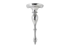 Barocke Wandkonsole SCALA 80cm silber Aluminium Wandregal