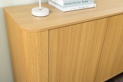 Modernes Sideboard VALHALLA WOOD 160cm natur Eichenholz Kommode