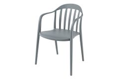 In- und Outdoor Gartenstuhl STUDIO ITALIA anthrazit stapelbar wetterfest