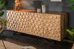 Massives Sideboard ORGANIC LIVING 175cm Mangoholz organisches Design