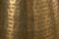 Elegante Vase ORIENT 50cm gold im Grid Hammerschlag Design