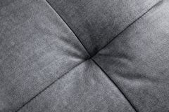 Sofa mit Schlaffunktion SMART 140cm grau hochwertiger Vogue Seiden Samtstoff