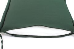 Outdoor Kissen ROG 46x48cm grün Sitzkissen Polster-Auflage für Gartenstuhl