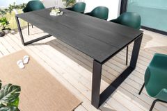 Moderner Gartentisch FLOATING 210cm anthrazit Aluminium In- und Outdoor Esstisch