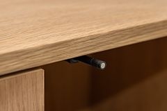 Modernes TV-Board VALHALLA WOOD 180cm natur Eichenholz Lowboard mit Stauraum