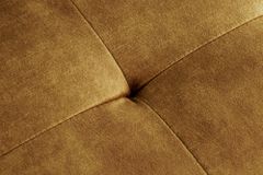 Design Sitzbank BOUTIQUE 100cm senfgelb Samt Metallbeine schwarz