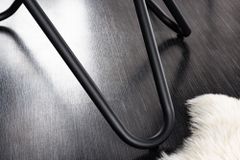 Runder Esstisch ELLIPSE 120cm Marmor weiß Keramik made in Italy Hairpin Legs
