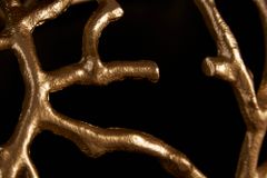 Eleganter Kerzenhalter ABSTRACT 60cm gold für 4 Kerzen