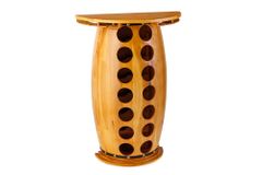 Massives Weinregal BODEGA 84cm natur Pinienholz Weinfass Barschrank für 14 Flaschen