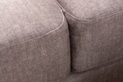 Großes Sofa LOFT 210cm taupe Vogue Velours Samt 3-Sitzer Couch Taschenfederkern