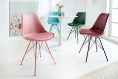 Retro Stuhl SCANDINAVIA MEISTERSTÜCK rosa