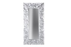 Eleganter Wandspiegel VENICE 180x90cm silber antik Barockstil