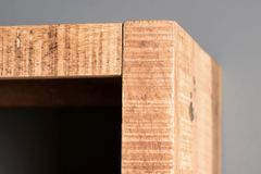 Massives Regal IRON CRAFT 176cm Mangoholz Bücherregal acht Fächer Industrial Design