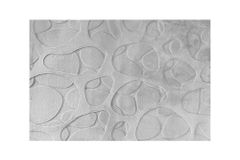 3D Hochflor Teppich LUNA 230x160cm hellgrau Hoch-Tief-Effekt Indoor-Teppich