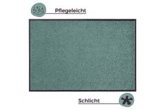 Pflegeleichte Fußmatte CLEAN 60x40cm salbei-grün Fußabtreter waschbar