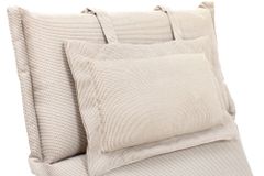 Outdoor Kissen ROG 46x119cm beige Sitzkissen Polster-Auflage für Hochlehner