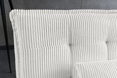 Modernes Schlafsofa JAZZ 190cm beige Cord 3-Sitzer Couch