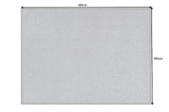 Strapazierfähige Fußmatte CLEAN 60x40cm grau Fußabtreter Modern Design