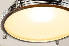 Industrial Hängelampe INDUSTRIAL 45cm silber Chrom Designklassiker