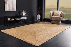 Flachgewebe Teppich PURE NATURE 230x160cm Jute handgewebt