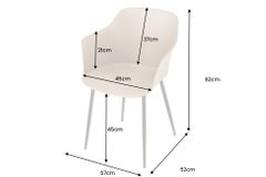 Nachhaltiger Design Stuhl UPCYCLING ME braun 70% Kaffeefaser Indoor Outdoor