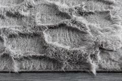 3D Hochflor Teppich DUNE 230x160cm anthrazit Hoch-Tief-Effekt