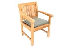 Outdoor Kissen ROG 46x48cm taupe Sitzkissen Polster-Auflage für Gartenstuhl