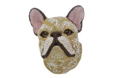 Extravagante Wanddekoration FRENCH BULLDOG 25cm mehrfarbig handmade