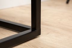 Elegante Sitzbank PETIT BEAUTÉ 110cm smaragdgrün Samt schwarzes Gestell