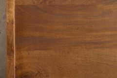 Massives Tablett MAKASSAR 50cm braun Mangoholz honey finish handmade