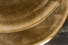 Design Etagere ABSTRACT 50cm gold Metall mit drei Etagen
