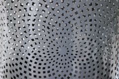 Deko Windlicht CANDLELIGHT 30cm grau Metall handmade Laterne