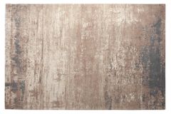 Vintage Baumwoll-Teppich MODERN ART 350x240cm grau beige verwaschen Used Look